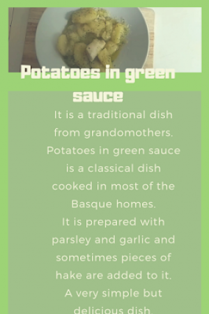 9. Potatoes in green sauce.